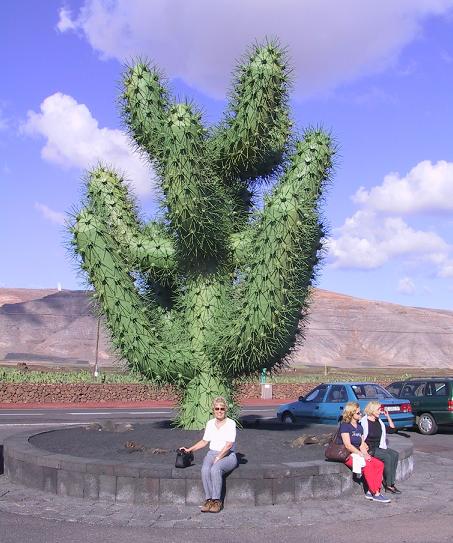 Eingang zum Kaktusgarten
