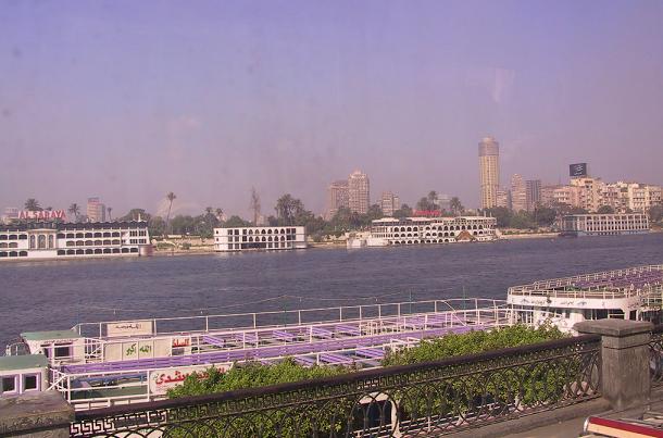 Restaurantschiffe am Nil